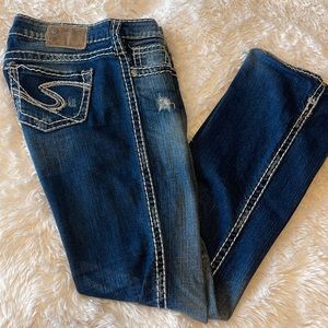 Silver Jeans “Tuesday” size 26x31 dark wash boot cut